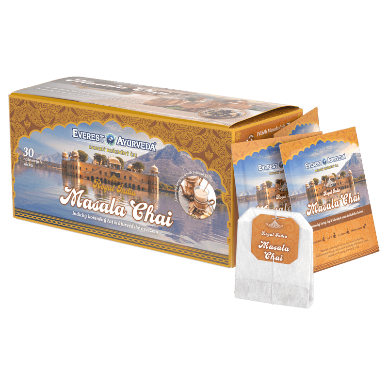 Royal India Masala Chai - Assámský černý čaj & lahodná směs indického koření