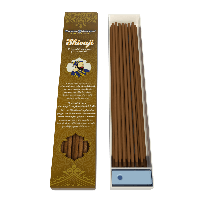 Přírodní vonné tyčinky - SHIVAJI - Uklidňující vůně myrhovníku guggulu