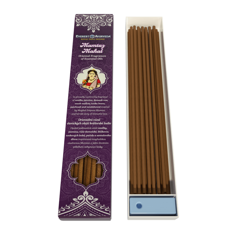Přírodní vonné tyčinky - MUMTAZ MAHAL Opojná vůně vanilky