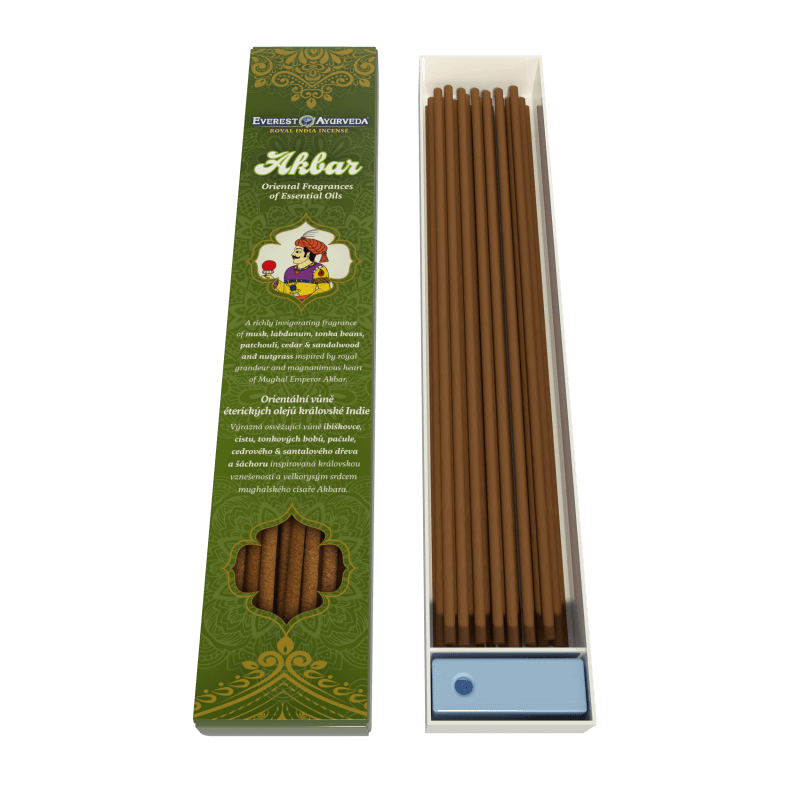Přírodní vonné tyčinky - AKBAR - Osvěžující vůně ibiškovce