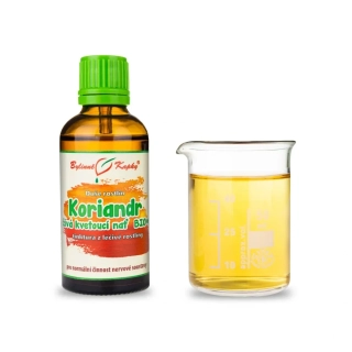 Koriandr živá kvetoucí nať tinktura BIO* | Bylinné kapky Duše rostlin 50 ml